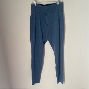 A New Day Women’s High Rise Leggings Blue M Jeggings